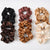 Satin Cloth Large Intestine Circle Hair Tie Set Solid Color